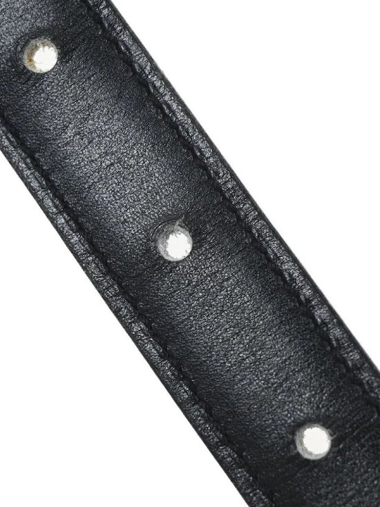 Hermes Black Box Calf Constance Reversible Belt #65 Small Good □B main image 10